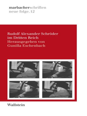 cover image of Rudolf Alexander Schröder im Dritten Reich